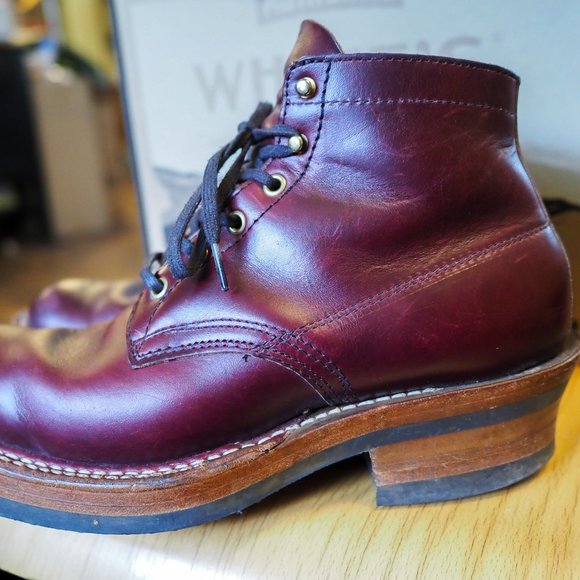 Custom Horsehide Semi Dress by White's Boots, size EE 9.5 - Picture 2 of 7